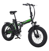 Stuff Certified® Vélo électrique pliable - Vélo tout-terrain Smart E - 500W - Batterie 15 Ah - Noir