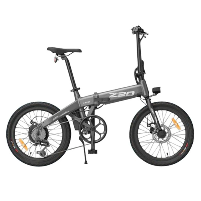 Bicicleta eléctrica plegable Z20 - Bicicleta eléctrica inteligente todoterreno - 250W - Batería de 10 Ah - Negro