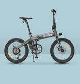 HIMO Bicicleta eléctrica plegable Z20 - Bicicleta eléctrica inteligente todoterreno - 250W - Batería de 10 Ah - Negro