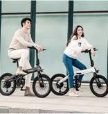 HIMO Bicicleta eléctrica plegable Z20 - Bicicleta eléctrica inteligente todoterreno - 250W - Batería de 10 Ah - Blanco