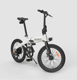 HIMO Bicicleta eléctrica plegable Z20 - Bicicleta eléctrica inteligente todoterreno - 250W - Batería de 10 Ah - Blanco