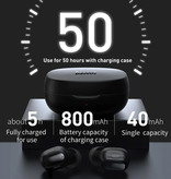 Baseus WM01 Plus Draadloze Oortjes - Touch Control Oordopjes TWS Bluetooth 5.0 Earphones Earbuds Oortelefoon Zwart