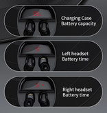 Baseus Écouteurs sans fil WM01 Plus - Écouteurs à commande tactile TWS Bluetooth 5.0 Écouteurs Écouteurs Écouteurs Noir