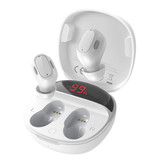 Baseus Słuchawki bezprzewodowe WM01 Plus - słuchawki douszne sterowane dotykiem TWS Słuchawki douszne Bluetooth 5.0 Słuchawki douszne Białe