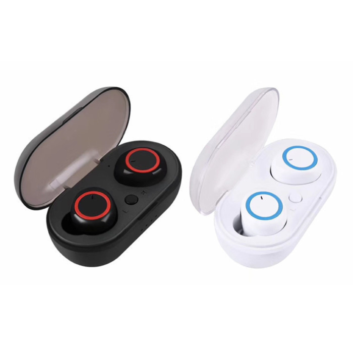 A2 Wireless Earphones Touch Control Earbuds TWS Bluetooth 5.0 Earphones Earbuds Earphones Black Red