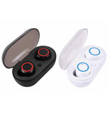 Ockered A2 Wireless Earphones - Touch Control Earphones TWS Bluetooth 5.0 Earphones Earbuds Earphones White