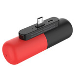 Stuff Certified® Mini Powerbank 3300mAh do Micro-USB - Zewnętrzna ładowarka awaryjna baterii czerwona