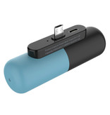 Stuff Certified® Mini Powerbank 3300mAh para Micro-USB - Cargador de batería de batería de emergencia externo Azul