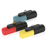 Stuff Certified® Mini Powerbank 3300mAh pour Micro-USB - Chargeur de batterie externe de secours jaune