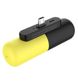 Stuff Certified® Mini Powerbank 3300mAh para Micro-USB - Cargador de batería de batería de emergencia externo Amarillo