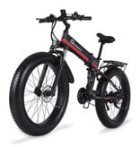 Shengmilo Bicicletta elettrica pieghevole MX01 - Smart E Bike fuoristrada - 500 W - Batteria 12,8 Ah - Rossa