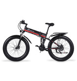 Shengmilo Bicicleta eléctrica plegable MX01 - Bicicleta eléctrica inteligente todoterreno - 500W - Batería de 12,8 Ah - Rojo