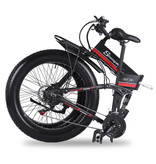 Shengmilo Faltbares Elektrofahrrad MX01 - Offroad-Smart-E-Bike - 500 W - 12,8 Ah Batterie - Rot