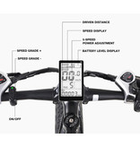 Shengmilo Bicicletta elettrica pieghevole MX01 - Smart E Bike fuoristrada - 500 W - Batteria 12,8 Ah - Rossa