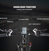 Shengmilo Bicicleta eléctrica plegable MX01 - Bicicleta eléctrica inteligente todoterreno - 500W - Batería de 12,8 Ah - Verde