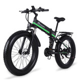 Shengmilo Bicicleta eléctrica plegable MX01 - Bicicleta eléctrica inteligente todoterreno - 500W - Batería de 12,8 Ah - Verde