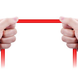 Ilano Wysuwany kabel ładujący 3 w 1 - iPhone Lightning / USB-C / Micro-USB - 1,2-metrowy spiralny kabel do ładowania danych Biały