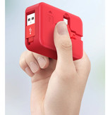 Ilano Cavo di ricarica retrattile 3 in 1 - iPhone Lightning / USB-C / Micro-USB - Cavo dati per caricabatterie da 1 metro Rosa