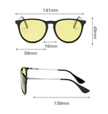 Cosysun Lunettes de soleil - UV400 et filtre polarisant pour homme et femme - Léopard