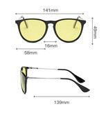 Cosysun Okulary przeciwsłoneczne - UV400 i filtr polaryzacyjny dla mężczyzn i kobiet - lampart
