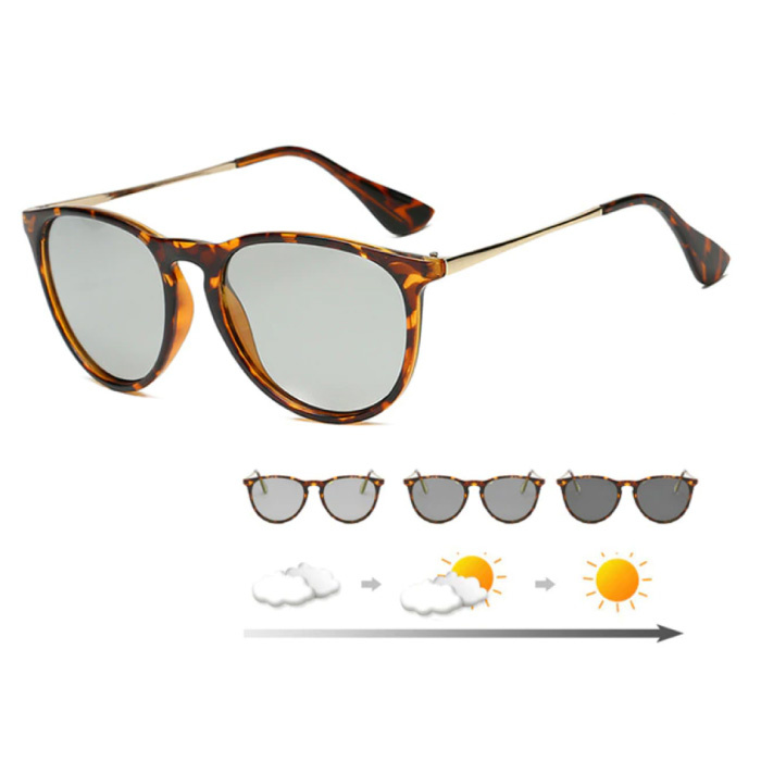 Gafas de sol - UV400 y filtro polarizador para hombre y mujer - Leopardo