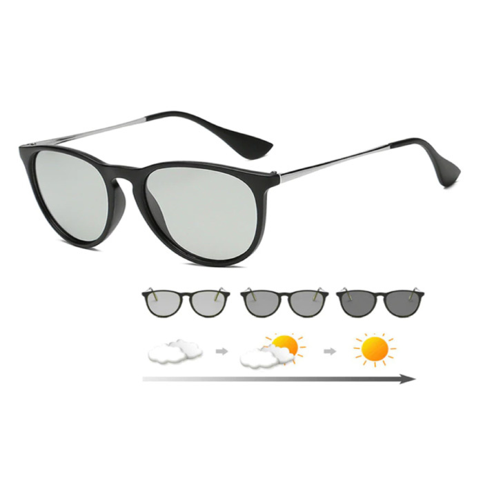 Lunettes de soleil - UV400 et filtre polarisant pour homme et femme - Noir mat