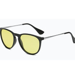 Cosysun Lunettes de soleil et lunettes de nuit 2 en 1 - UV400 et filtre polarisant pour homme et femme - Noir mat