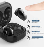 PJD Słuchawki bezprzewodowe S6 Plus - Słuchawki douszne sterowane jednym przyciskiem TWS Słuchawki Bluetooth 5.0 Słuchawki douszne Białe