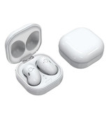 PJD S6 Plus Wireless Earphones - One Button Control Earbuds TWS Bluetooth 5.0 Earphones Earbuds Earphone White