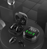 PJD Écouteurs sans fil S6 Plus avec écran LED - Écouteurs avec contrôle à un bouton TWS Écouteurs Bluetooth 5.0 Écouteurs Écouteurs Noir