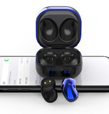 PJD Auriculares inalámbricos S6 Plus con pantalla LED - Auriculares con control de un botón TWS Auriculares Bluetooth 5.0 Auriculares Auriculares Azul