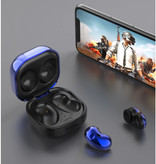 PJD S6 Plus Wireless Earphones with LED Screen - One Button Control Earbuds TWS Bluetooth 5.0 Earphones Earbuds Earphone Blue