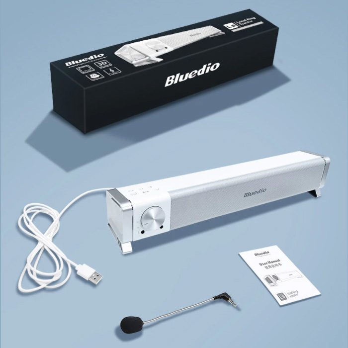 Barra de sonido, con cable y Bluetooth 5.0 Altavoz inalámbrico