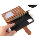 Stuff Certified® Samsung Galaxy S21 Ultra - Leren Wallet Flip Case Cover Hoesje Portefeuille Zwart