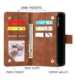 Stuff Certified® Samsung Galaxy S20 Plus - Skórzany portfel z klapką Etui Wallet w kolorze niebieskim