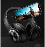 Stuff Certified® Bezprzewodowe słuchawki do gier z mikrofonem - Zestaw słuchawkowy Bluetooth 5.0 Czarny