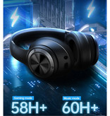Stuff Certified® Auriculares inalámbricos para juegos con micrófono - Auriculares Bluetooth 5.0 Auriculares Negro