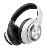 Stuff Certified® Casque de jeu sans fil avec microphone - Casque Bluetooth 5.0 Casque blanc