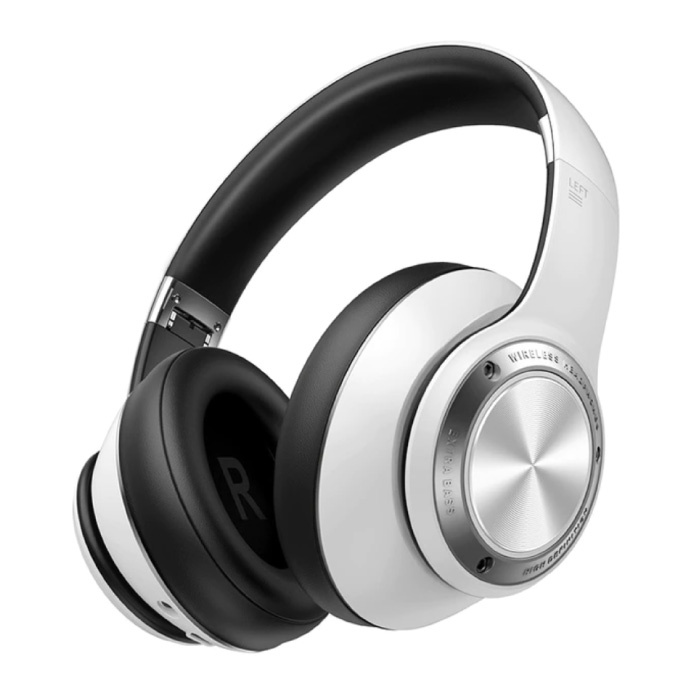 Draadloze Gaming Koptelefoon met Microfoon - Bluetooth 5.0 Headphones Headset Wit