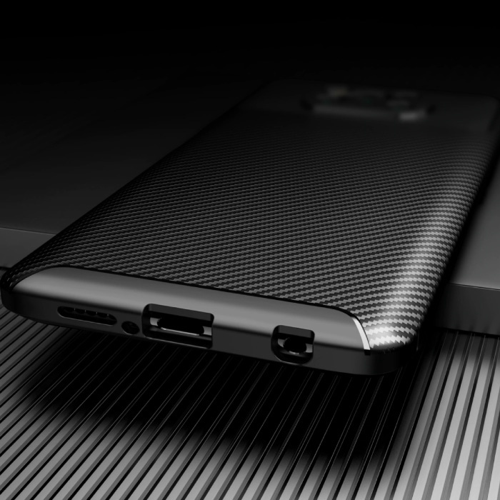 Funda Case Carbono Para Xiaomi Poco F3 + Templado Full 9d
