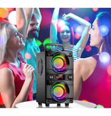 TOPROAD A21 Draadloze Speaker met RGB - 60W Luidspreker Wireless Bluetooth 5.0 Soundbar Box Zwart