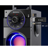 TOPROAD Głośnik bezprzewodowy A100 - głośnik 16W Bezprzewodowy zestaw głośnikowy Bluetooth 5.0 w kolorze czarnym
