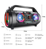 TOPROAD T16 Wireless Speaker with RGB - 30W Speaker Wireless Bluetooth 5.0 Soundbar Box Gold