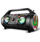 TOPROAD Altavoz inalámbrico T16 con RGB - 30W Altavoz inalámbrico Bluetooth 5.0 Soundbar Box Gold