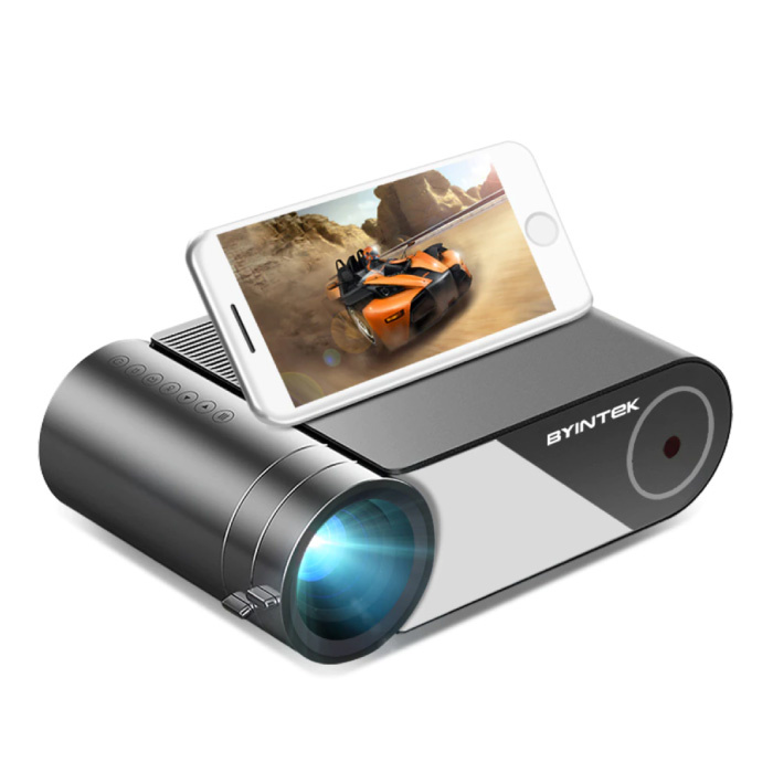 K9 Mini LED Projector with Multiscreen Support - Android OS Screen Mirroring Beamer Home Media Player