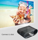 BYINTEK K9 Mini LED Projector with Multiscreen Support - Android OS Screen Mirroring Beamer Home Media Player