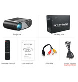 BYINTEK K9 Mini LED-Projektor - Android OS Screen Beamer Home Media Player