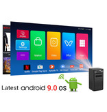 BYINTEK Mini proiettore LED P20 - Lettore multimediale Beamer Home nero