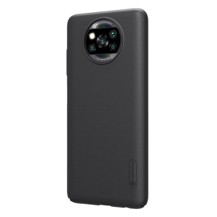 Xiaomi Poco X3 Pro Frosted Shield Case - Shockproof Case Cover Cas Black