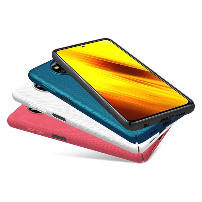 Funda protectora esmerilada NFC para Xiaomi Poco X3 - Funda a prueba de  golpes Cas